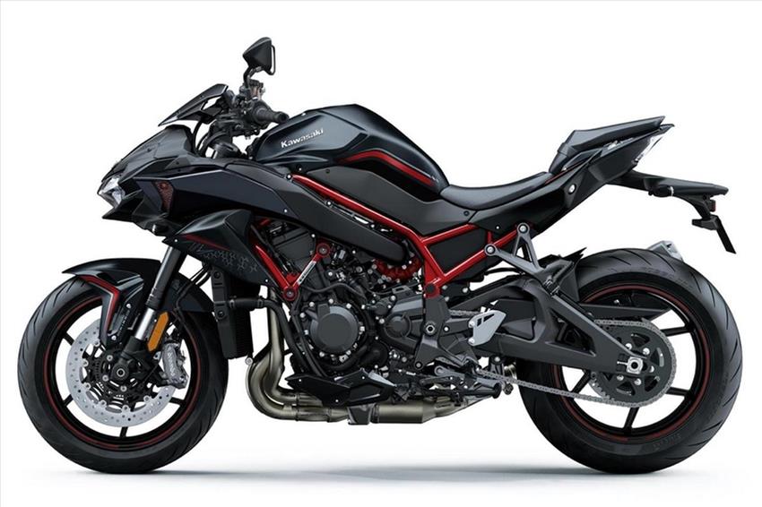 Kawasaki ZH2 Metallic Matte Carbon Gray